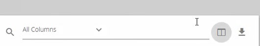 Image of where to locate the export icon to the right of the All Columns dropdown menu carrot.