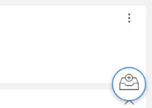 Image of the Envelope icon with plus symbol below the options menu. This logo will create a new account group.