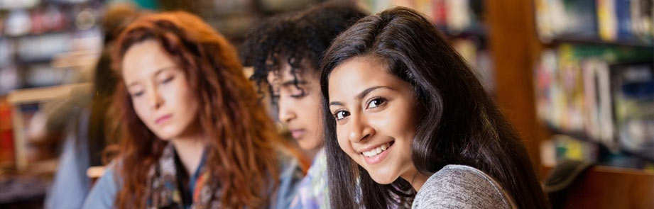 Group of young women